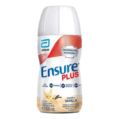 4 Unidades Abbott Ensure Plus Liquido Vainilla 220ml | Envío gratis