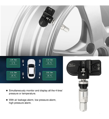 Monitor De Presión De Neumáticos De Coche Usb Tpms Con Senso