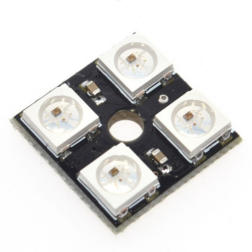 Cuadrado 4 Led Rgb 5050 Ws2812 Neopixel Cjmcu Arduino Nubbeo