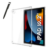 Case Silicone Transparente Para iPad Geração 7/8/9 Tela 10.2