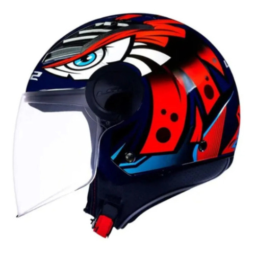 Capacete Motociclista Ls2 Of562 Airflow Tribal Laranja