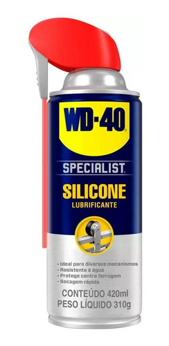 Spray Silicone Lubrificante Specialist 420ml Wd40