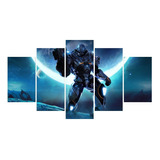 Cuadro Decorativo Halo Reach 5 Video Juego 