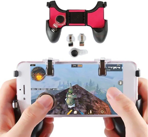  Game Pad Manete Freefire 5 Em 1 Controle Para Celular Pubg