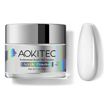 Polvo Acrílico Transparente Aokitec - 30g Para Uñas De Salón