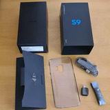 Caja Celular Samsung Galaxy S9 Funda Original Auriculares