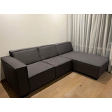 Sofa Mediano Depa En L Dos Piezas Fácil De Limpiar Moderno