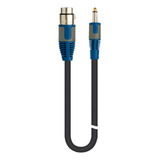 Cable De Microfono Negro, Quiklok Rok Solid Rksm300-6