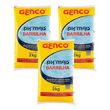 Barrilha Genco Ph Mais Granulado 2kg Com 3 Unidades