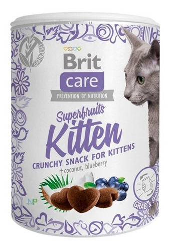 Brit Care Snack Gato Superfruits Kitten 100gr. Np