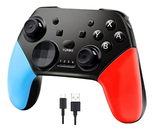 Joystick Bluetooth Inalámbrico P/ Nintendo Switch O Pc Color Negro