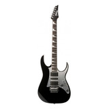 Guitarra Eléctrica Ibanez Rg Gio Grg150dx De Álamo Black Con Diapasón De Palo De Rosa