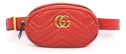 Bolso Gucci Gg Marmont Belt Bag Cert Entrupy