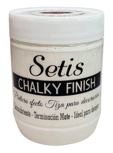 Pintura Chalky Finish Efecto Tiza Setis 125 Ml