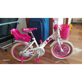 Bicicleta Barbie Niña Aro 16