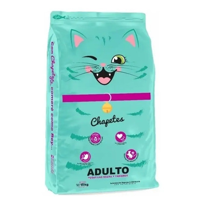 Chapetes Alimento Seco Mix Para Gato Adulto 15kg Salud Oral Protegida | Envío gratis