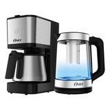 Kit Chaleira Elétrica Oster Tea E Cafeteira Inox 220v