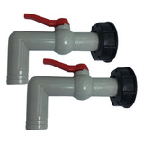 Perfect De 2 Adaptadores De Grifo De De Agua Ibc Litros