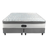 Sommier Europea Simmons Beautyrest Silver King De 200cmx200cm Con Base Dividida