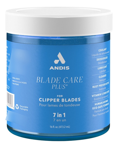 Andis Blade Care Plus Jar, 16 Oz