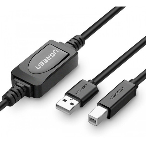 Ugreen -cabo Impressora Usb 2.0 Ativo Amplificado 10m 10374