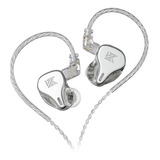 Kz Dq6 Auriculares In-ear Dinámicos De Tres Vias Color Silver Sin Microfono