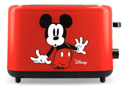Tostadora Atma Toat39dn Disney Mickey 880w 7 Niveles Tostado