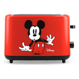 Tostadora Eléctrica Atma Disney Toat39dn 7 Niveles Rojo 880w