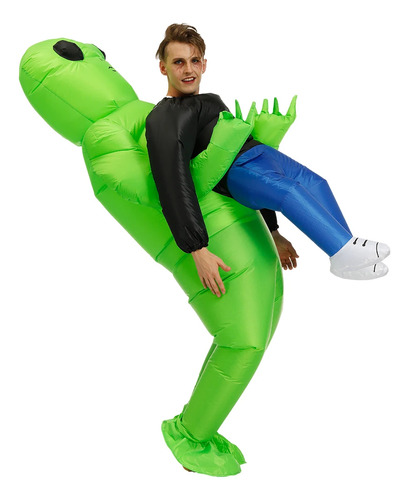 Disfraz Inflable De T-rex Con Diseño De Dinosaurio Ride Fanc