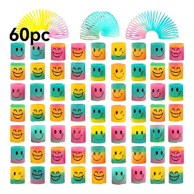 Pack de 60 Resortes de Juguete Pequeños de Plástico para Niños | Envío gratis