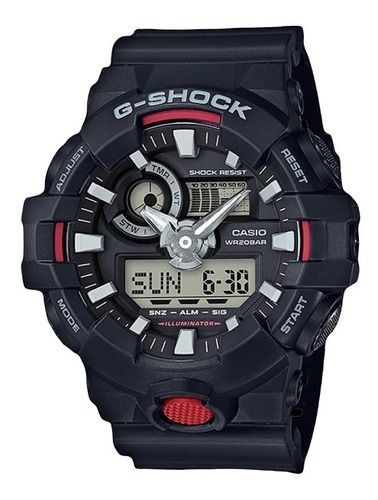 Reloj Casio G-shock Ga-700-1a Hombre Crono Analogo Digital 200m