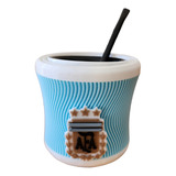 Mate Personalizado Afa Giromate Antivuelco Futbol 3d