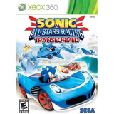 Jogo Xbox 360 One Sonic All Stars Racing Transformed Físico