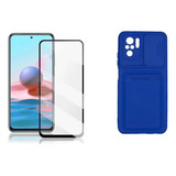 Funda Tpu Cubre Cám + Templado Compatible Con Redmi Note 10