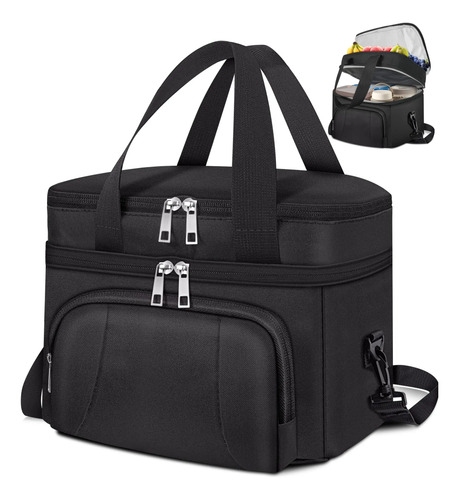 Portátil Loncheras Térmica De Doble Capa Bolsa De Almuerzo | MercadoLibre