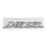 Emblema Diesel Inclinado Cromo Para Tapacombustible