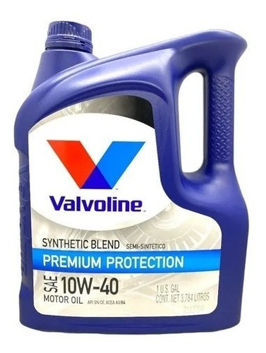 Aceite 10w40 Semi-sintentico P. Protection Valvoline X 4 Lt