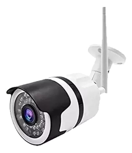 Camara Ip Wifi Exterior Lf4810 Angular 180° Con Audio Color Blanco