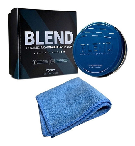 Blend Black Edition Ceramic Carnaúba Paste Wax 100ml Vonixx