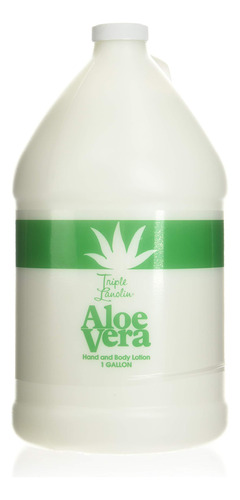 Triple Lanolin Locion De Aloe Vera, 1 Galon