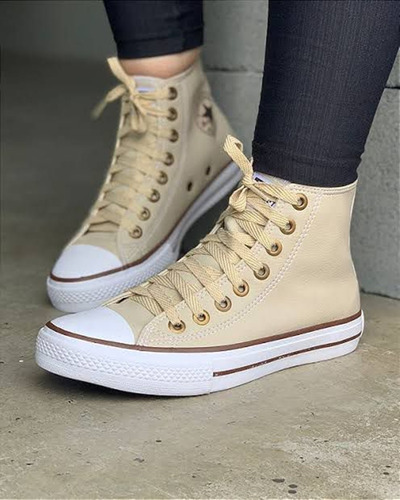 Tenis All Star Chuck Taylor Cano Alto Converse Botinha Preto