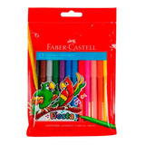 Marcadores - Plumones X 12 Fiesta Faber Castell