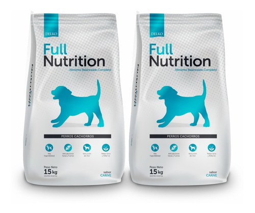 Alimento Balanceado Full Nutrition Cachorro 15kg X2