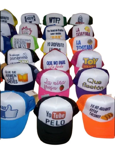 22 Gorra Personalizada Tipo Trucker Batucada Fiesta Eventos