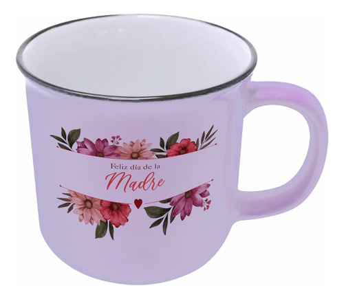 Mug Pocillo Cerámica Tipo Peltre Personalizado 11oz