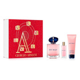 Perfume Mujer Armani My Way Edp 90 Ml + 15ml + 50ml Set 