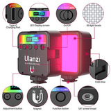 Ulanzi Vl49 Luces De Video Rgb, Luz De Cámara Led 360° Ilumi