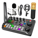 Kit Webcast Placa V8s Digital Display + Microfone Condenser