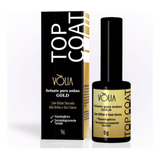 Top Coat Gold Volia 9g Original  Com Nf Selante Para Unhas 