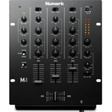 Mezcladora Numark 3 Canales Para Dj, M4 Black